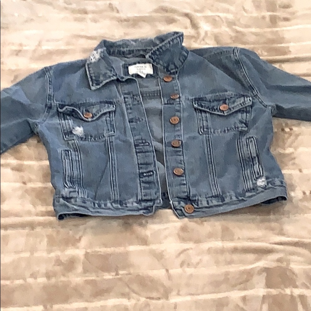 Ripped Jean Jacket